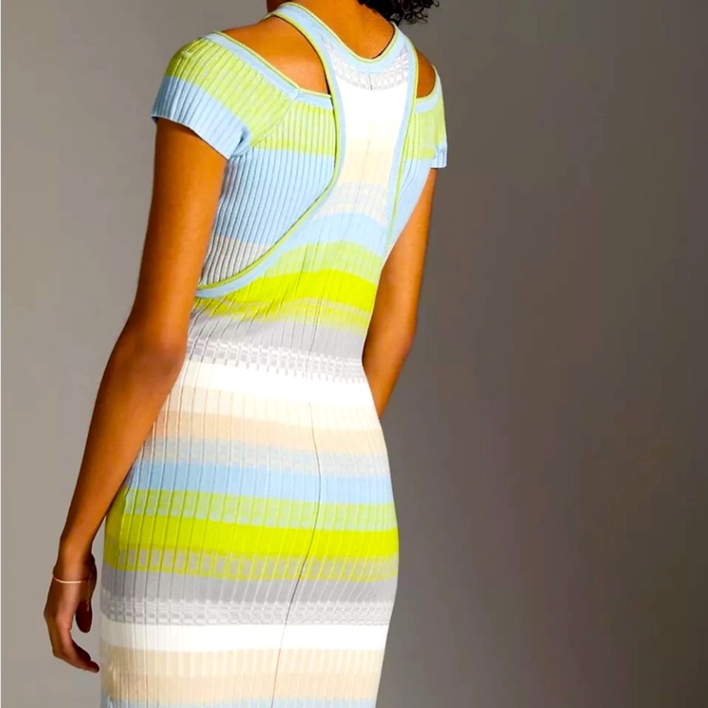 Anthropologie Daily Practice Knit Bodycon Sleeveless Dress size Small - Picture 4 of 9